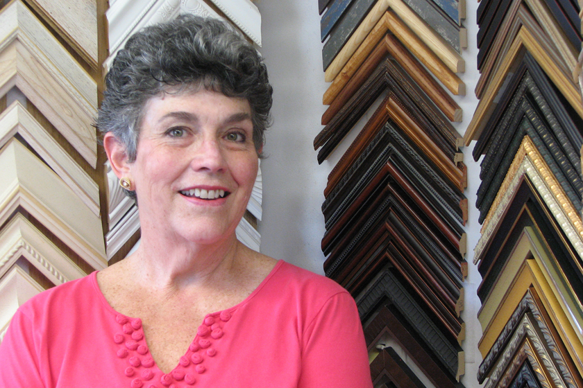 Bonny Lyttle, owner of Picture Perfect Gallery and Framing.
