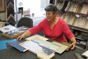 Bonny Lyttle Framing a Painting